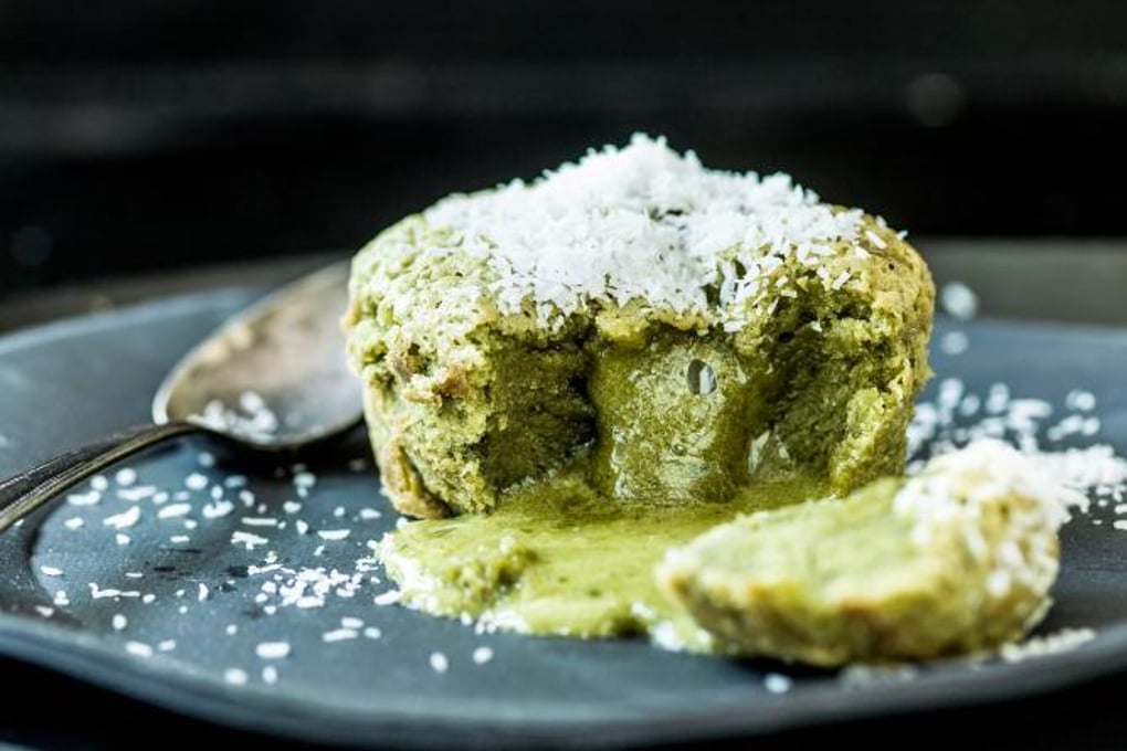 matcha lava cake