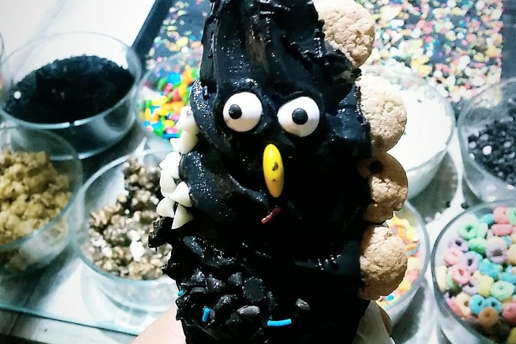 black ice cream