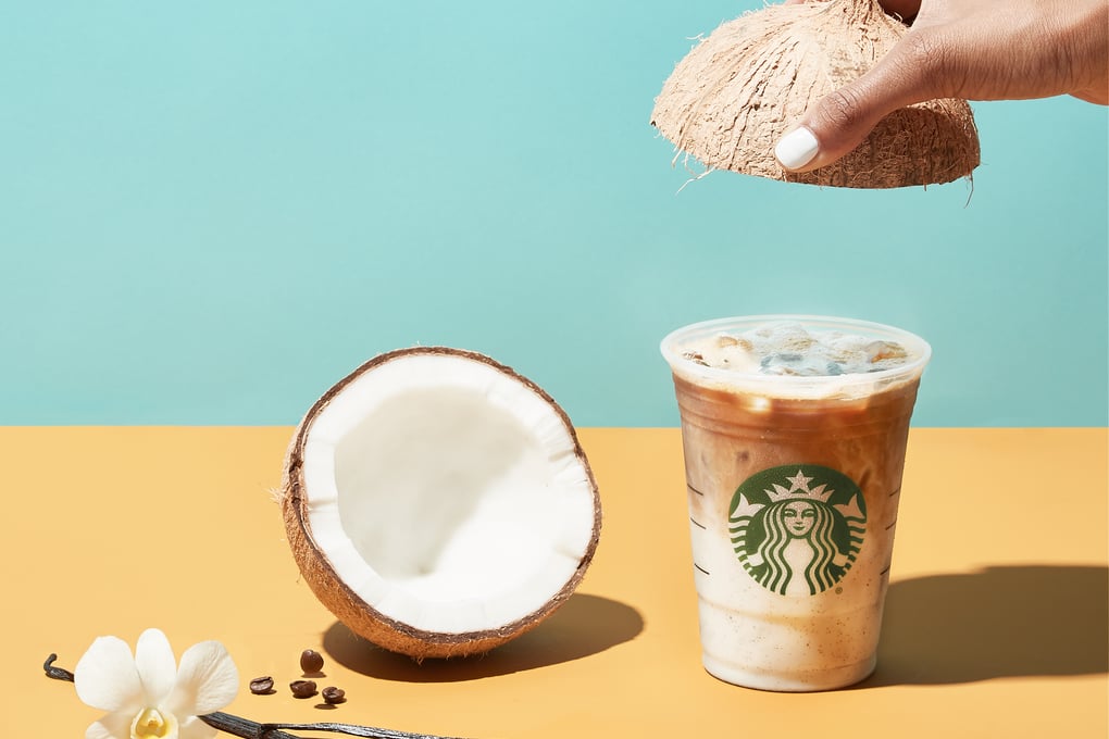 Iced Vanilla Bean Coconutmilk Latte