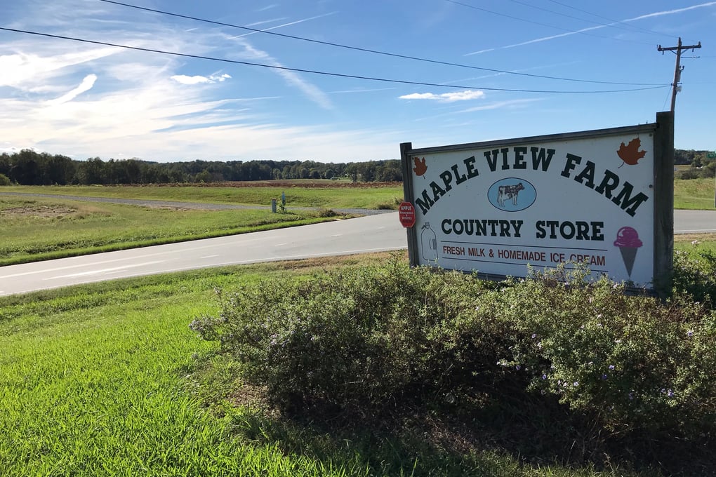 maple view sign