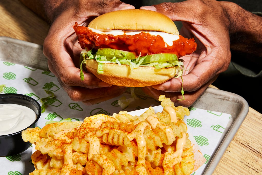 2021 12 08 Buffalo Chicken Sandwich drip 12109 Emily Hawkes Social Media