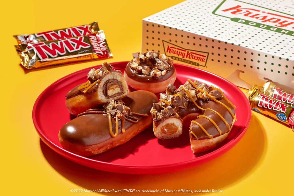 cover Krispy Kreme made with TWIX