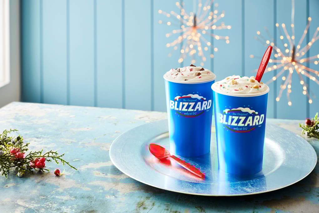 Frosted Sugar Cookie Candy Cane Chill Blizzard%C2%AE Treats