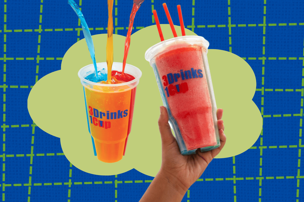 3 drinks 1 cup