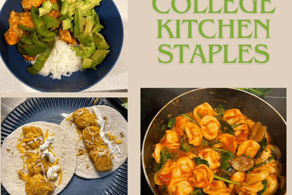 three college kitchen staples