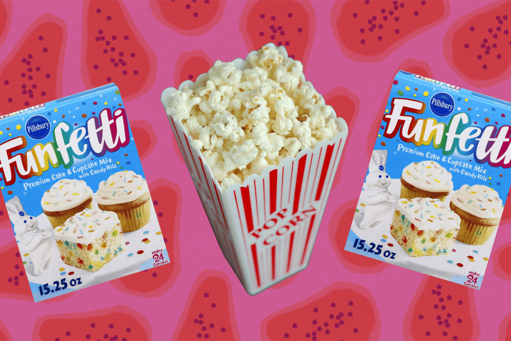 cake popcorn