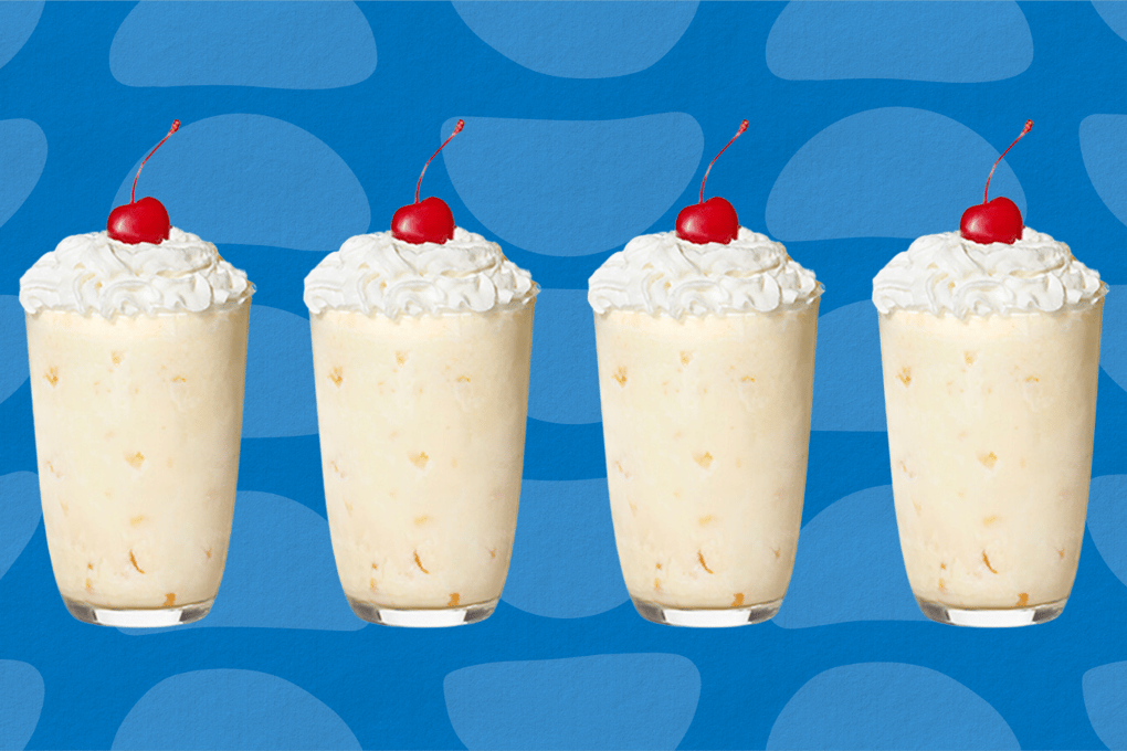 chick fil a peach milkshake