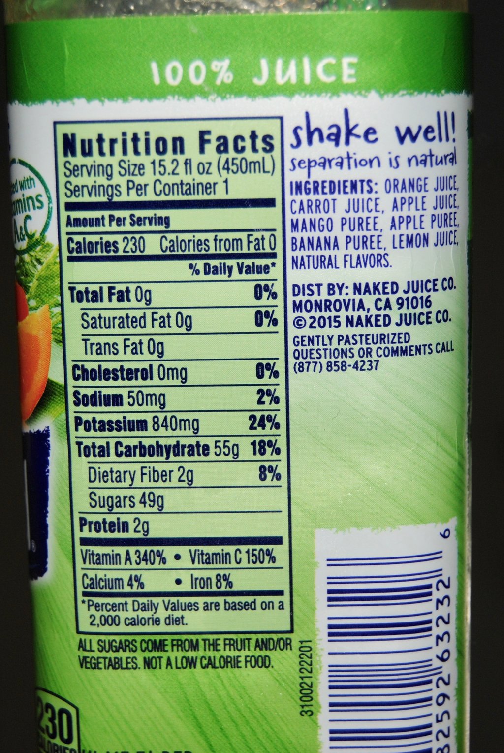 Are Naked Juices as 