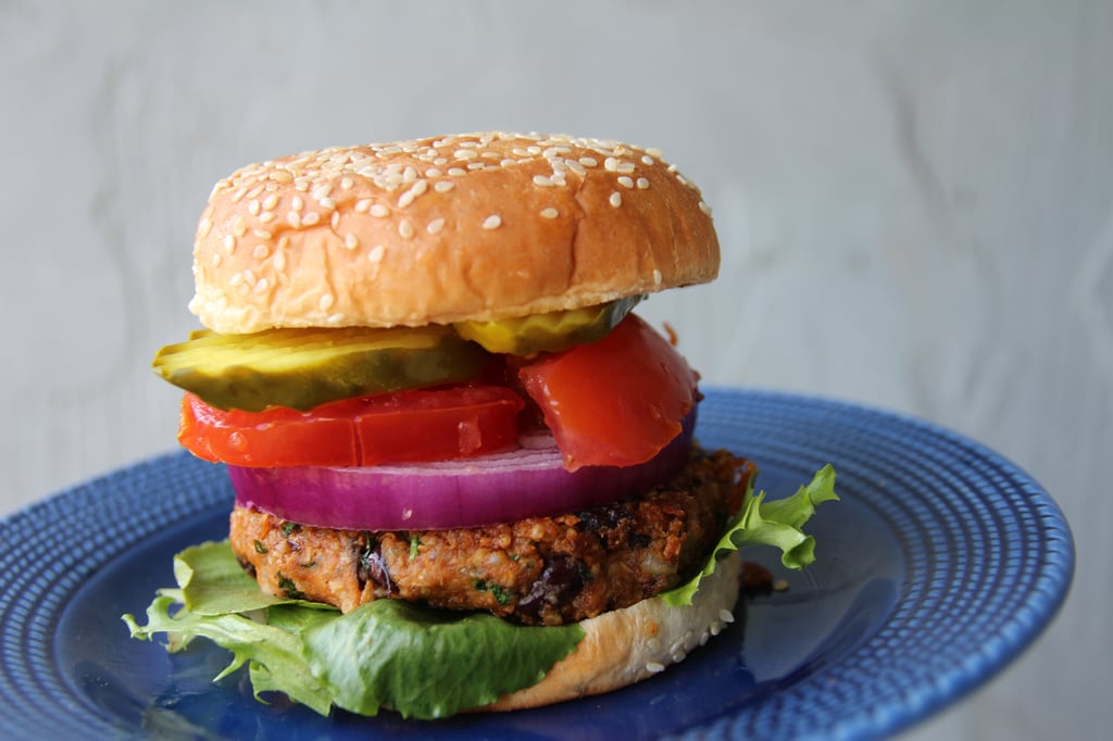 tomato, hamburger, lettuce, cheese