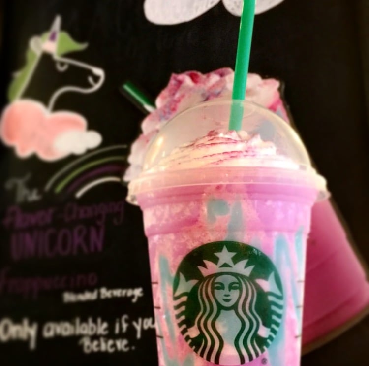 The Unicorn Frappuccino Really Exists