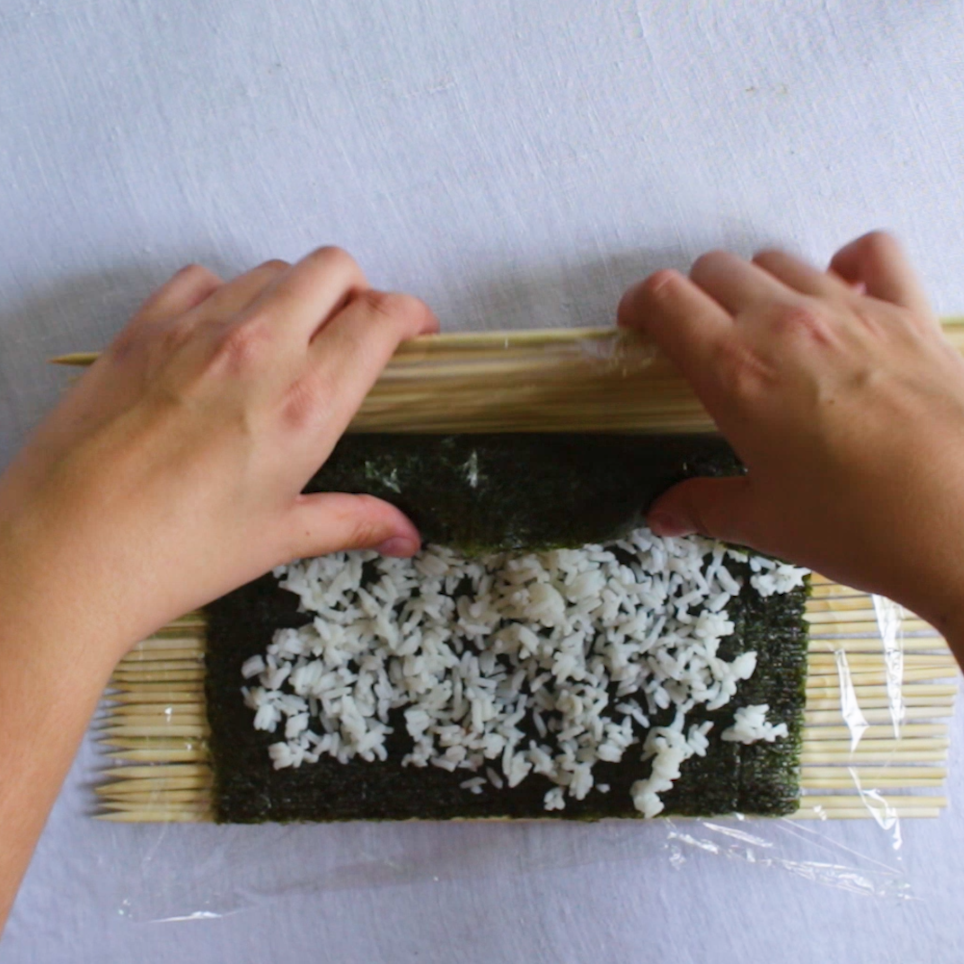 GREEN DIY Silicone Sushi Roller Mats Reusable Sushi Rice Roll Mold Mat ~C