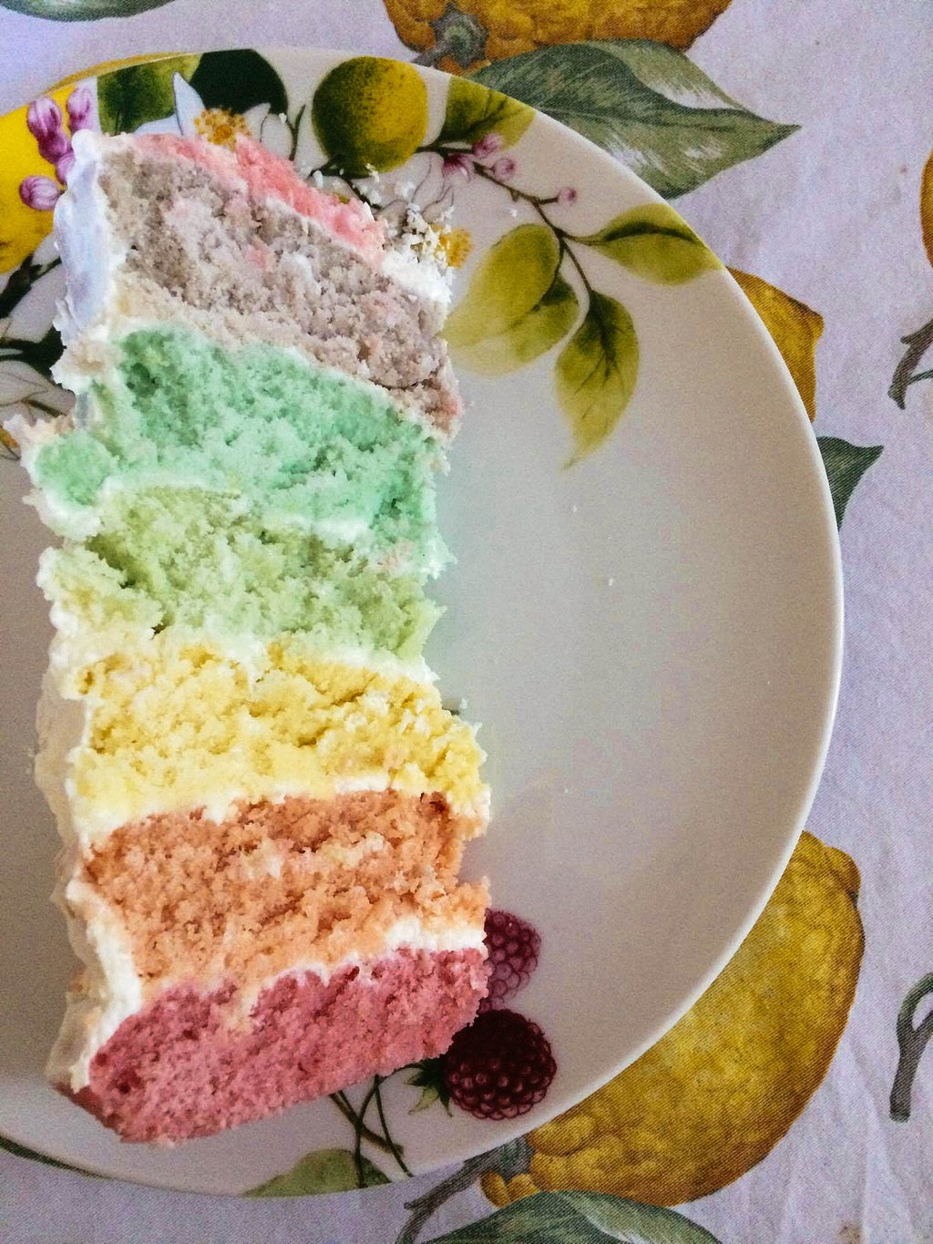 I Made a Gluten and Dairy Free Rainbow Cake and the Result Was Magical