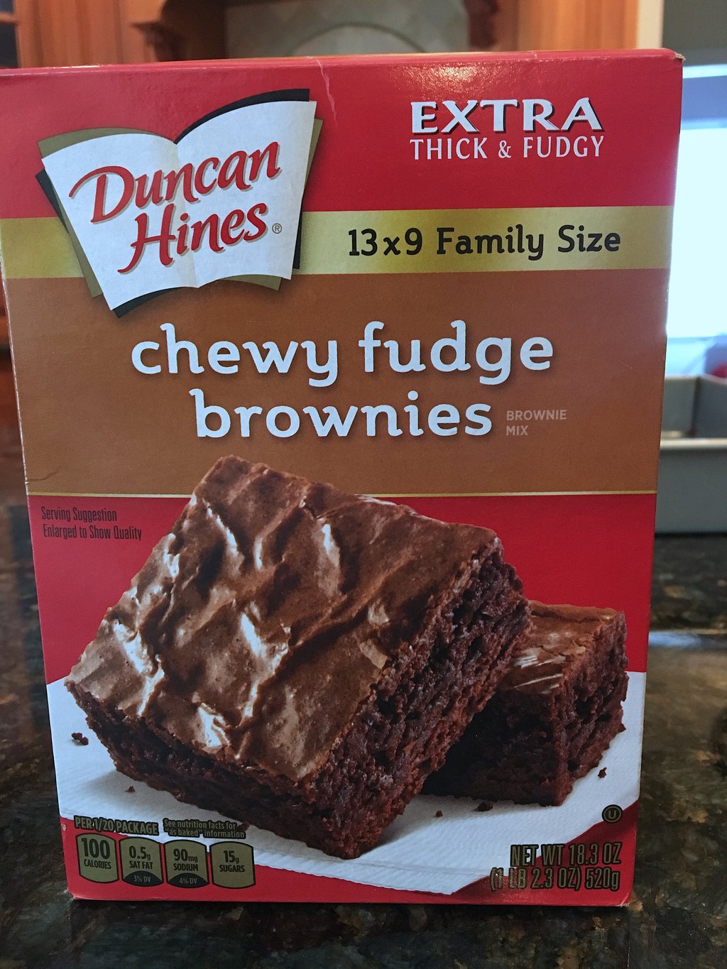 Duncan Hines Chewy Fudge Brownie Mix 18.3 oz