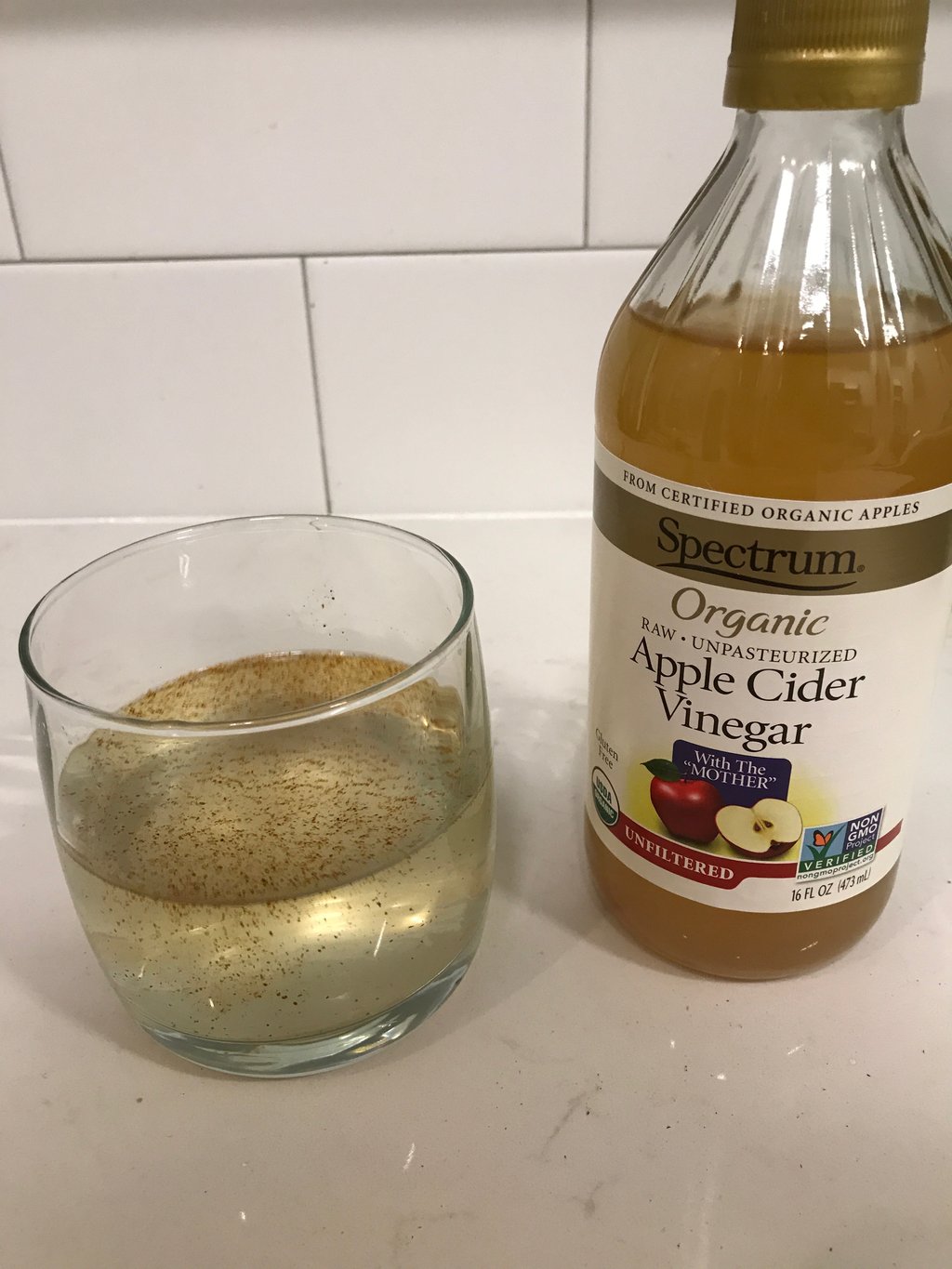 I drank apple cider vinegar every day for a month