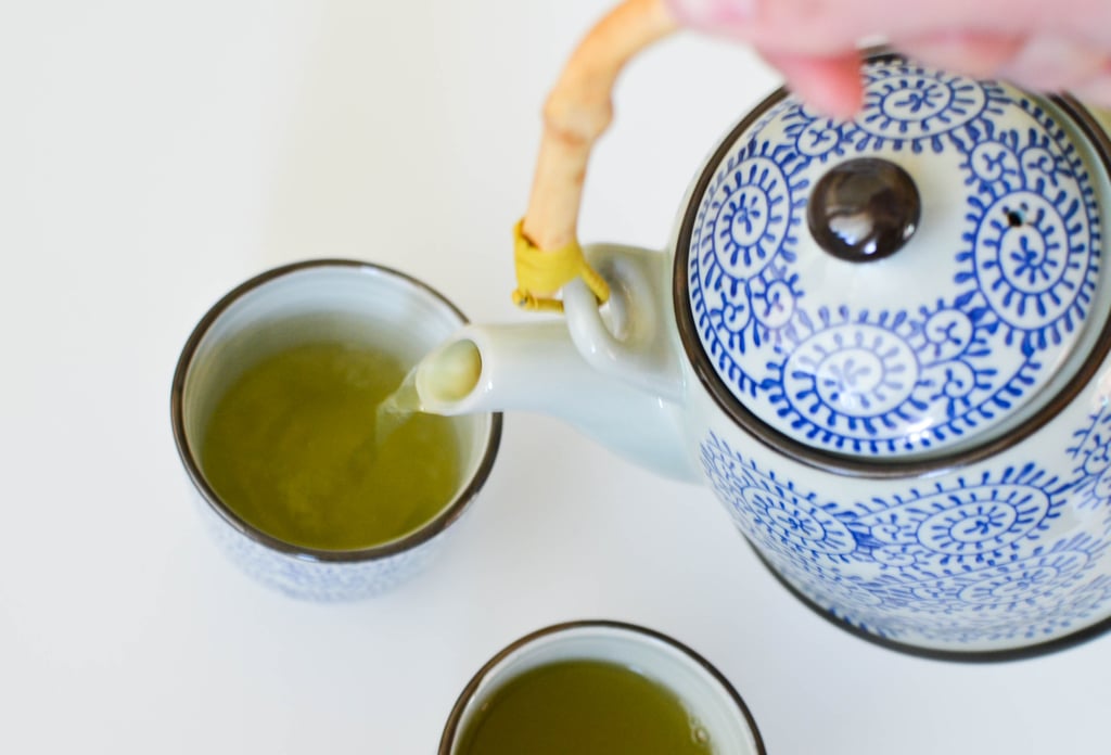 genmai cha, loose leaf tea, green tea, tea, tea pot