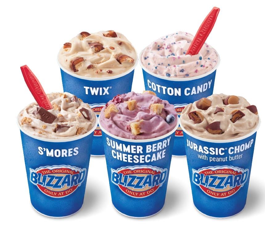 New blizzards at dairy clearance queen