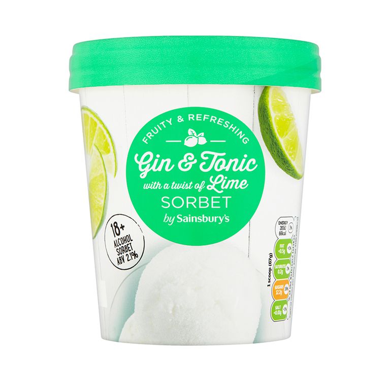 Gin and tonic discount sorbet ice cream machine