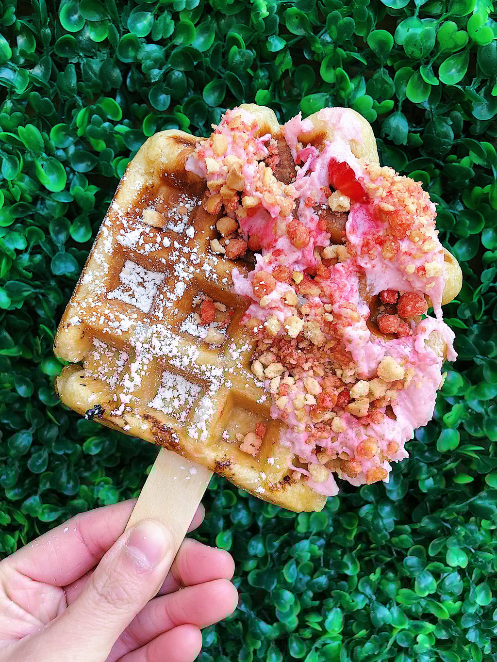 I like you an WAFFLE lot, Sweet Waffles & Boba!