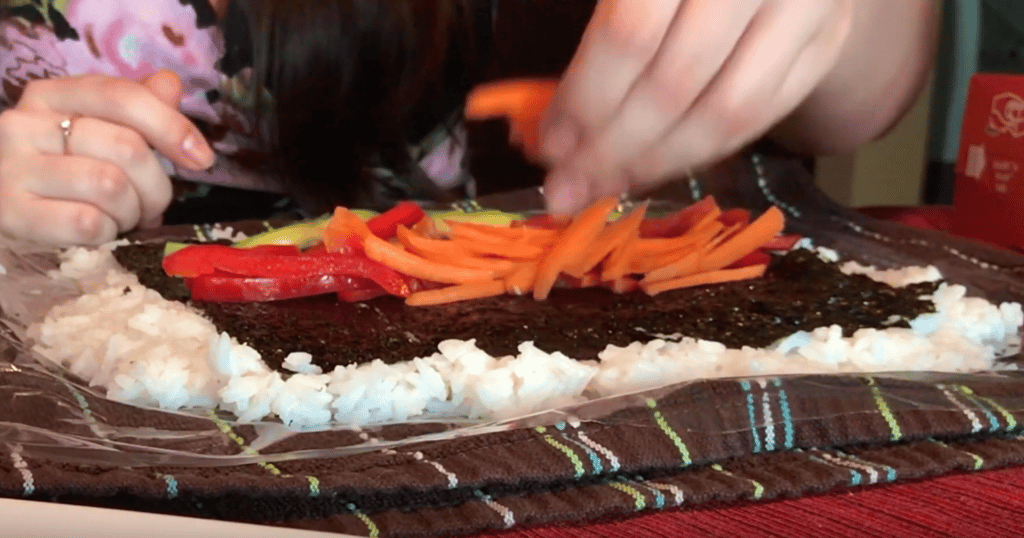 The Secret to Making Homemade Sushi Without A Bamboo Mat