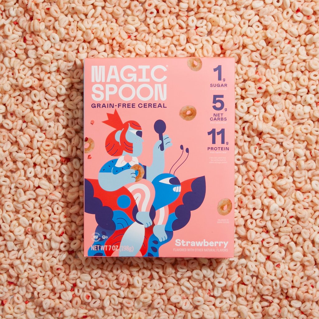 Magic Spoon Releases New Strawberry and Peaches & Cream Flavors