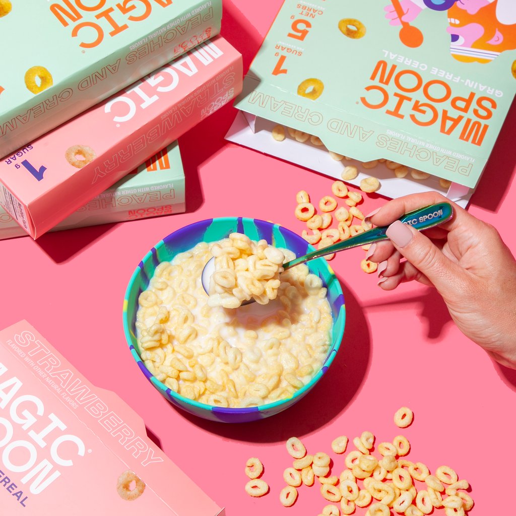 Magic Spoon Releases New Strawberry and Peaches & Cream Flavors