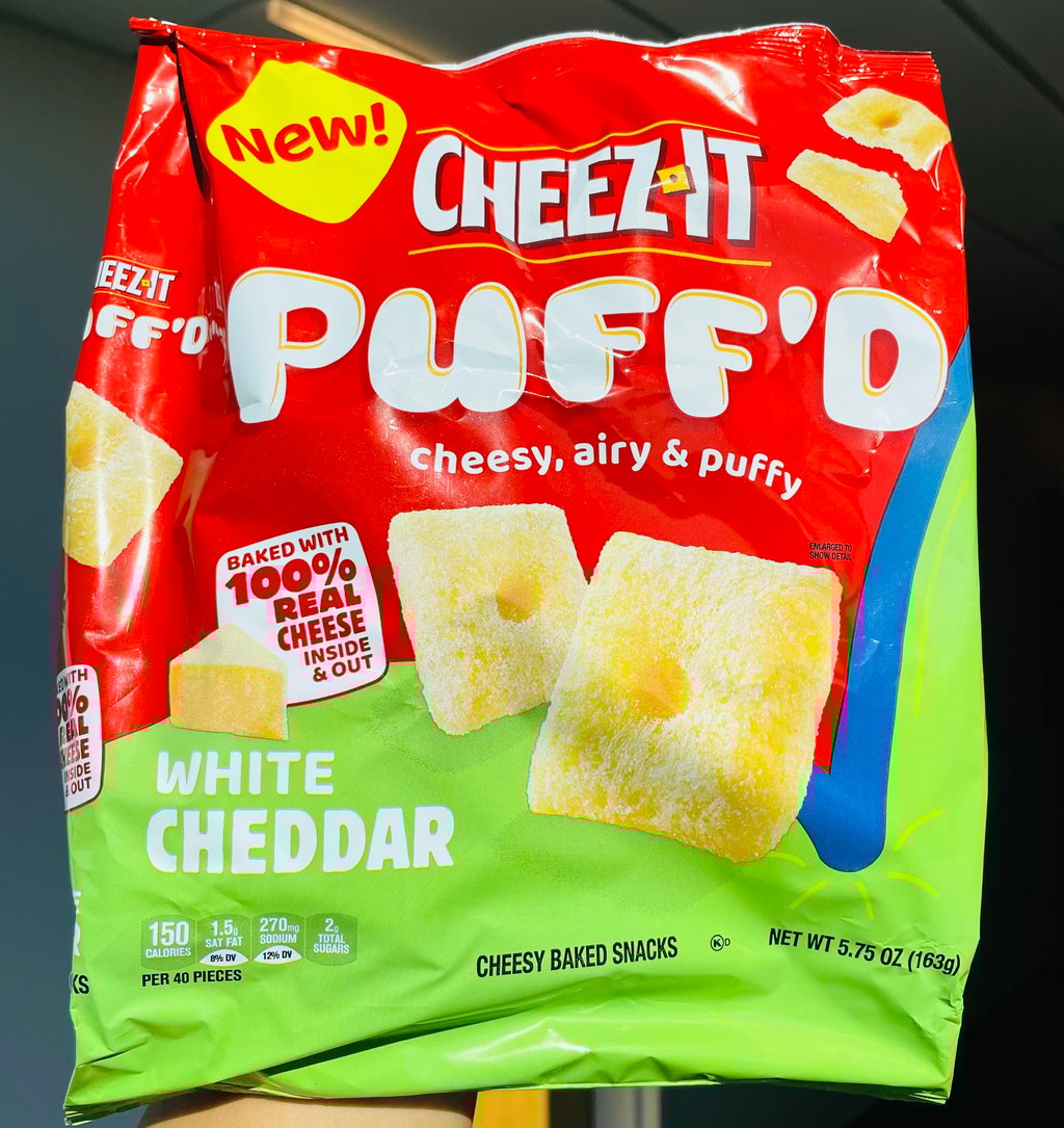 CheezIt Puff’d A Twist on Your Favorite Cheesy Snack