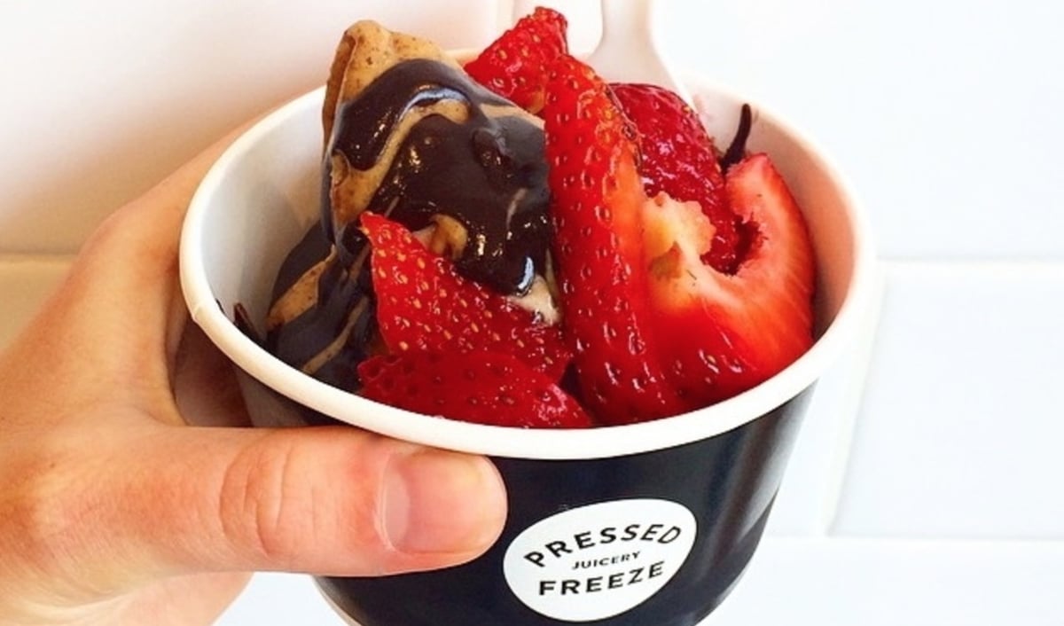 Pressed juice ice cream clearance