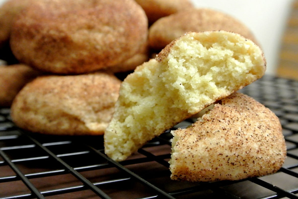 Warm, Chewy Snickerdoodles