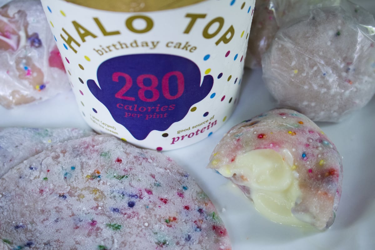 Birthday Cake Mochi Ice Cream Recipe You Can Make in the Microwave