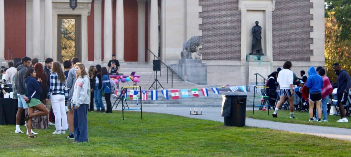 LASO Students Share Food and Festivities with Bowdoin in Kickoff Event