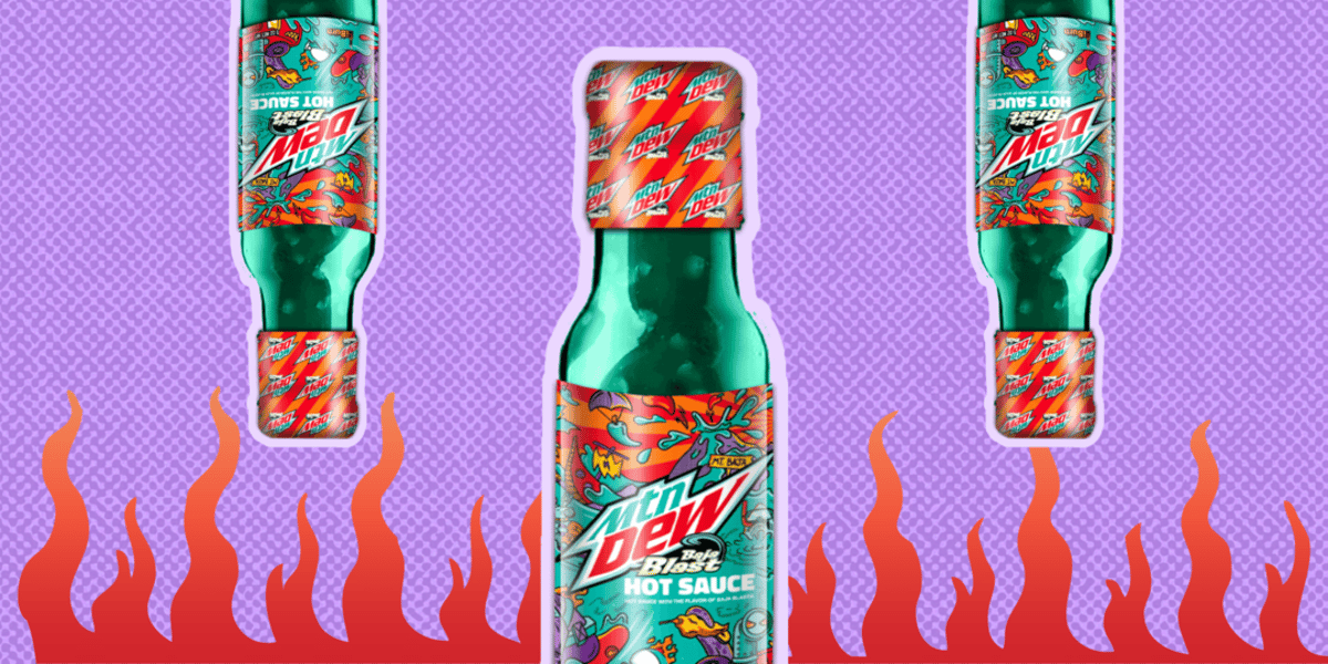 Mountain Dew's Hot Sauce Is Baja BlastFlavored