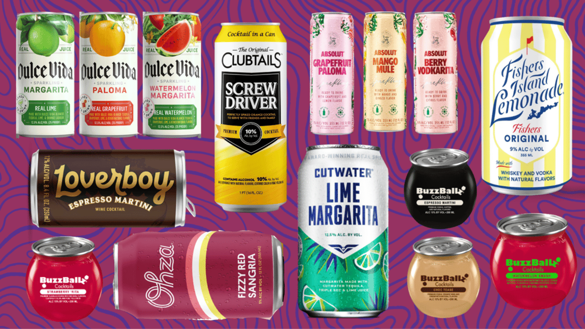 The canned cocktails with the highest alcohol
