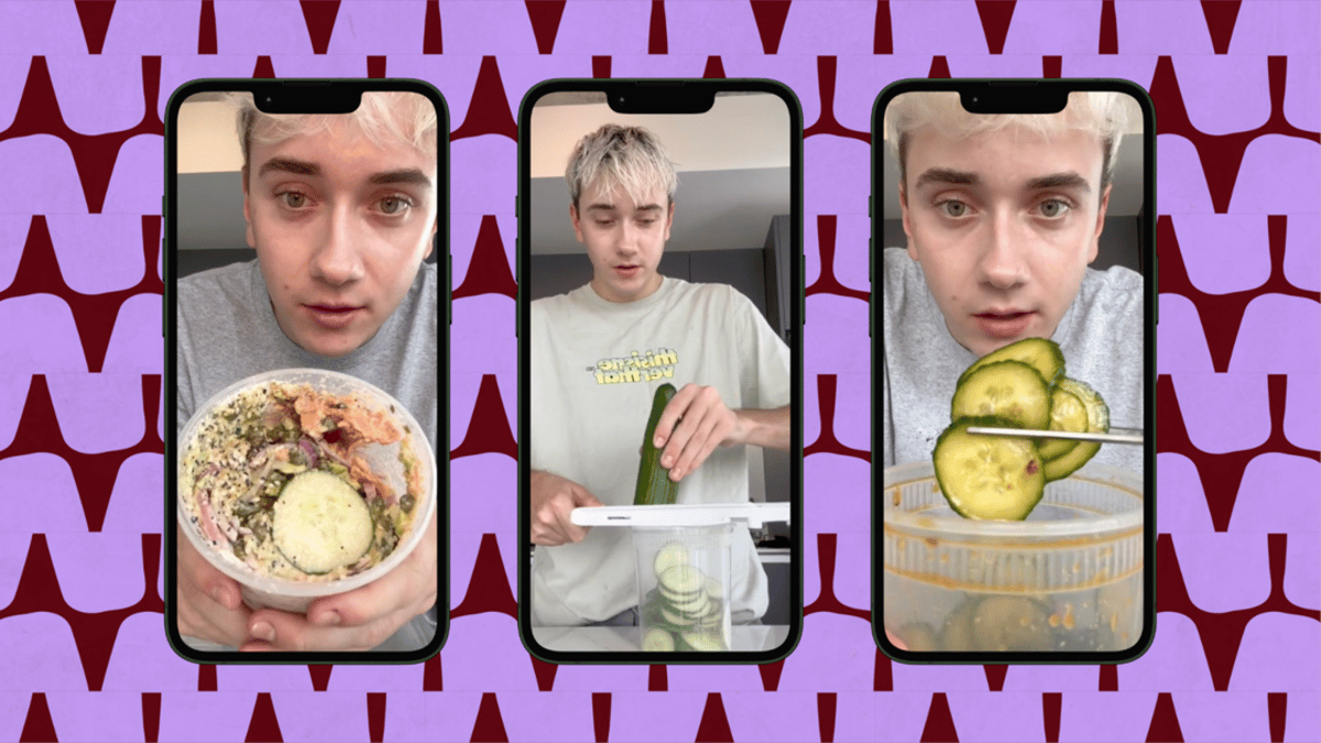Cucumber Video This TikTok Trend Will Have You Eating An Entire Cucumber