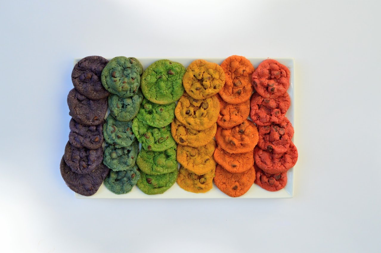too much food coloring