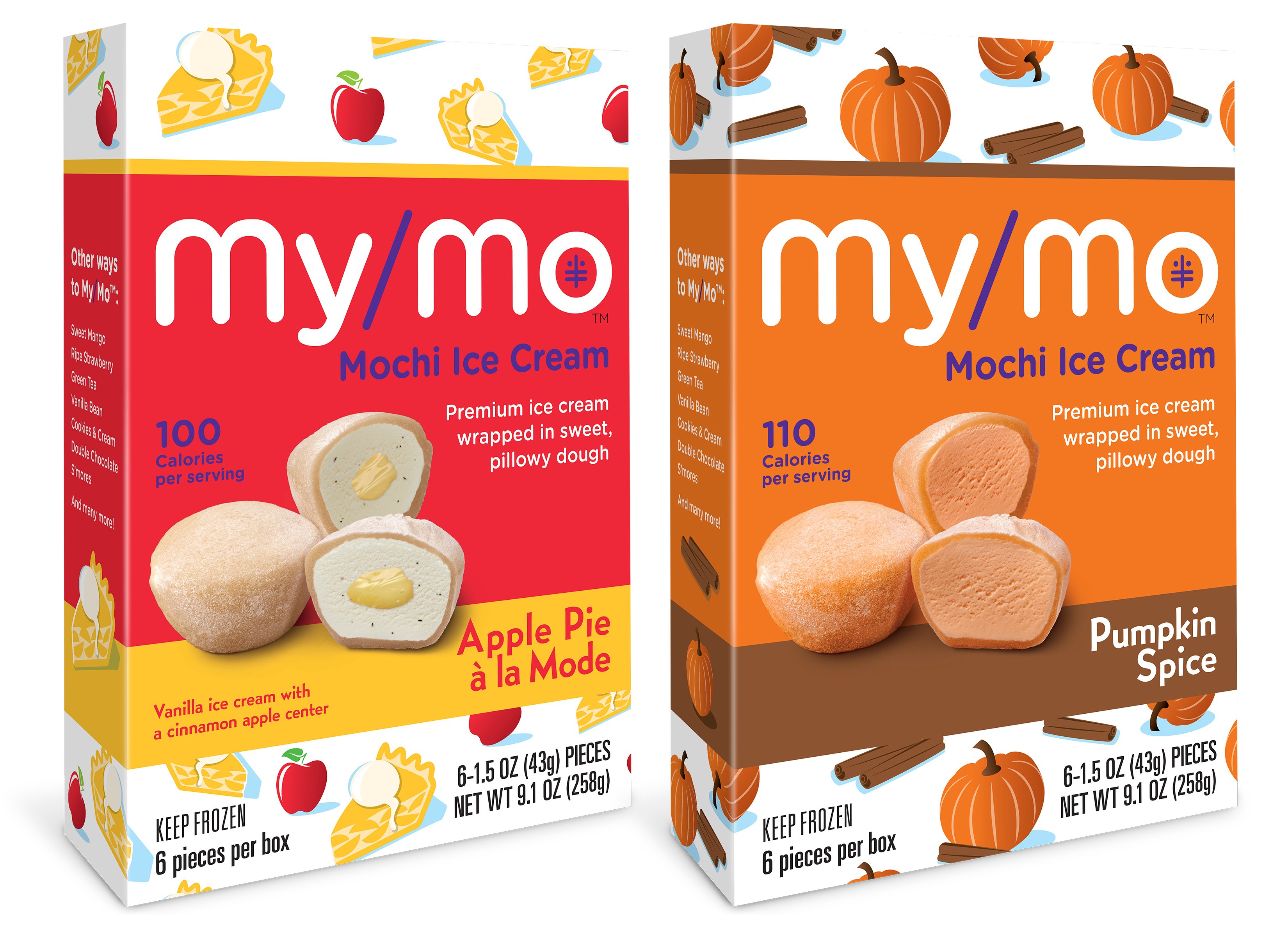 Moimoi My Mochi Hot Cocoa Ice Cream Balls, Each Box Includes 6-1.25 Fz