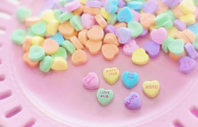 valentine candy hearts conversation sweet 37532