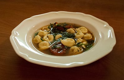 tortellin soup by caroline grew