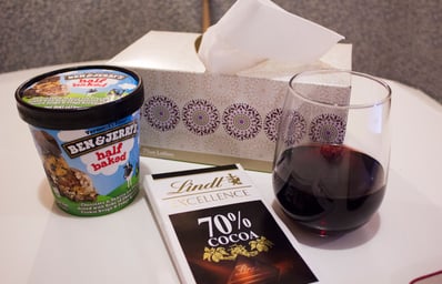tissues icecream chocolate