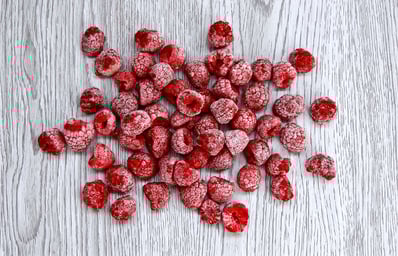 frozen raspberries