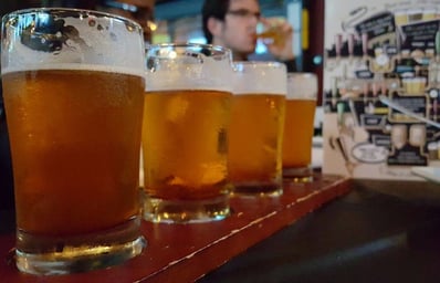 Brass Tap Beer Shooters