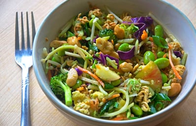 Ramen Salad Finished