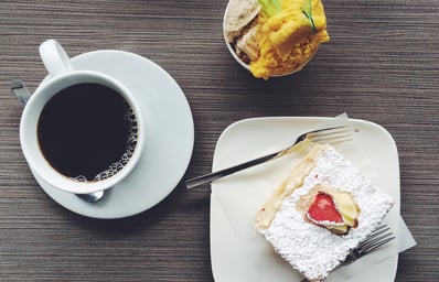 black coffee pastry Fellini amycho