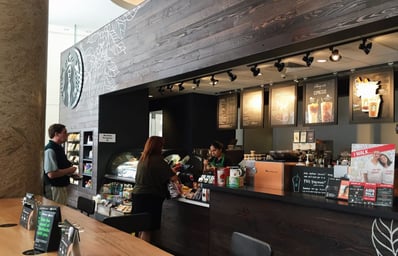 Starbucks interior