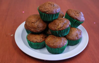 Zucchini Banana Muffins Featured