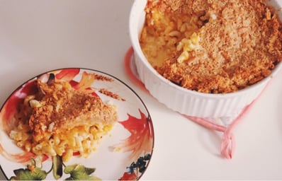 plate of casserole