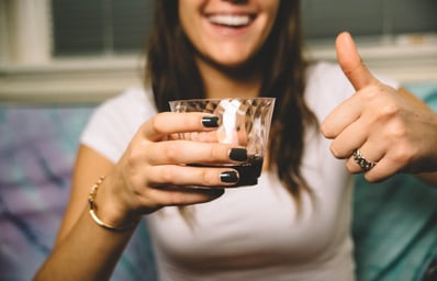 alcohol girl happy drinking
