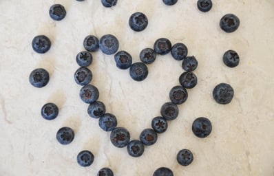 Blueberries heart Jocelyn Hsu