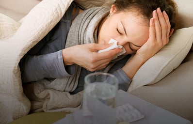 featured sick in bed