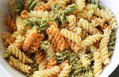 mixed crumbs and pasta
