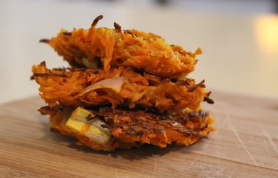 Baker SweetPotatoLatkahs DONE